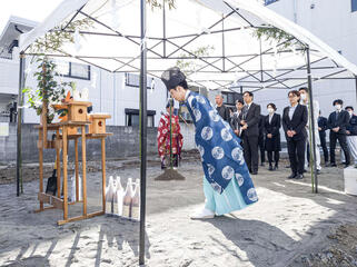 令和5年12月8日（金）地鎮祭が斎行されました