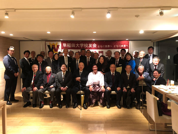 早大出身神職ら都内で新年会を 神道稲門会